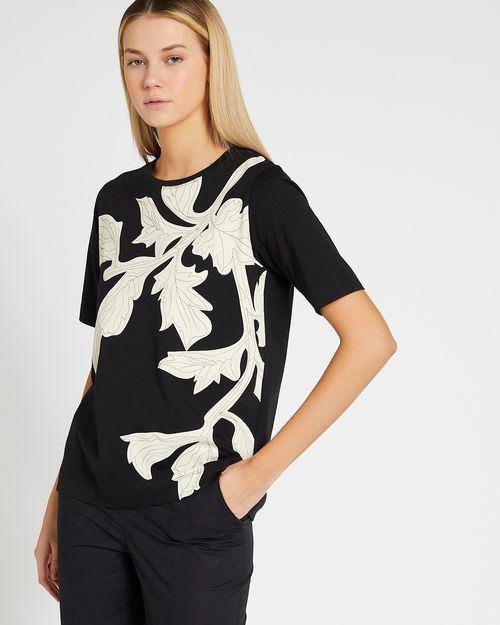 Carolyn Donnelly The Edit Leaf Print T-Shirt