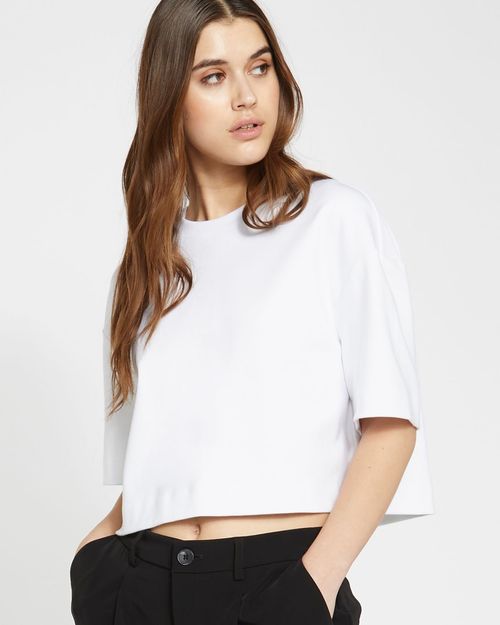 Savida Oversized Crop T-Shirt