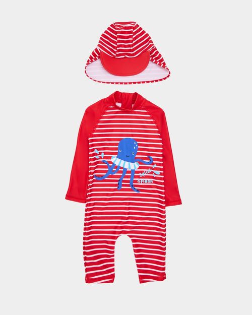Octopus Unitard Set (6 Months-6 Years) - 2 Pieces
