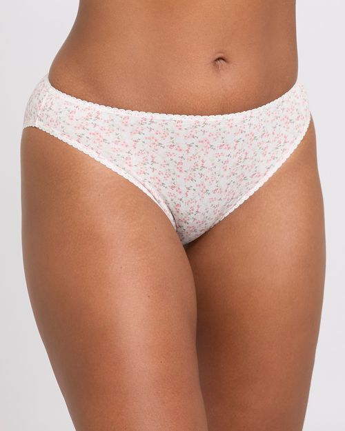Print High Leg Briefs - Pack Of 5