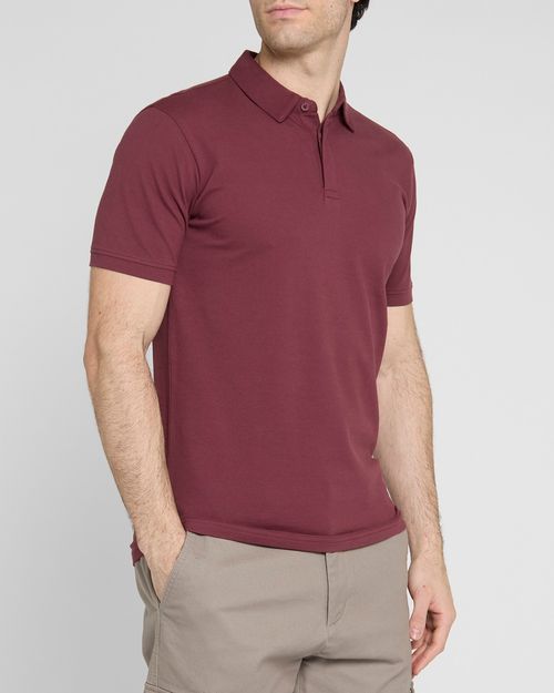 Slim Fit Stretch Pique Polo Shirt