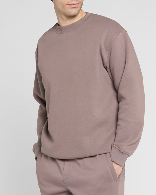Relaxed Fit Crew Neck Sweatshirt