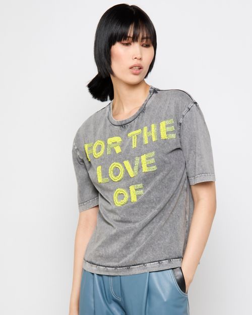 Joanne Hynes 'For The Love Of Dopamine' Embellished T-Shirt