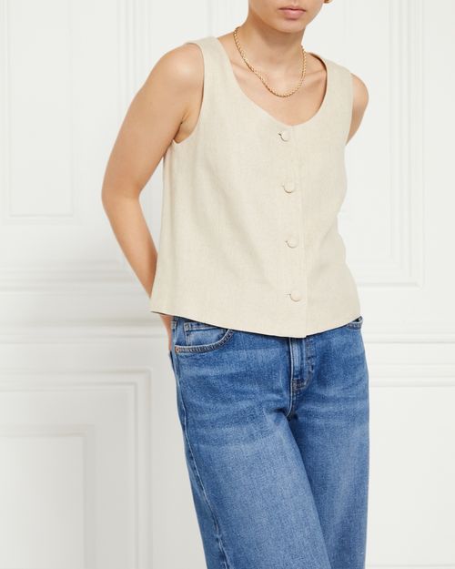 Gallery Lucia Waistcoat Top