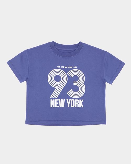 Printed Curved Hem T-Shirt (2-14 Years)
