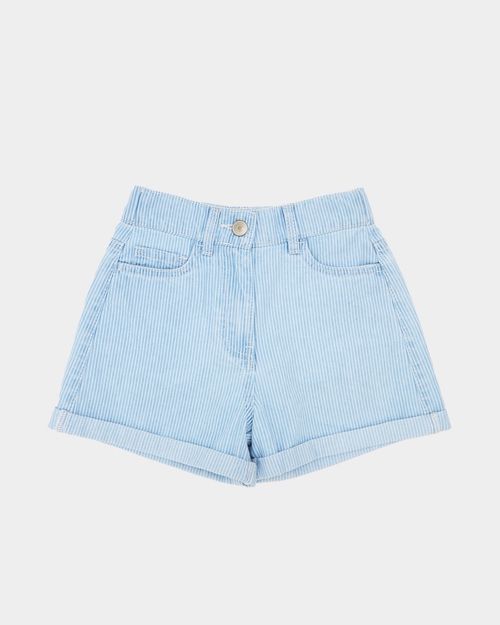 Stripe Denim Short (2-14 Years)