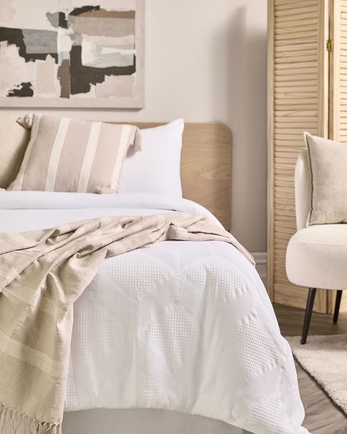 Waffle Microfibre Duvet Set