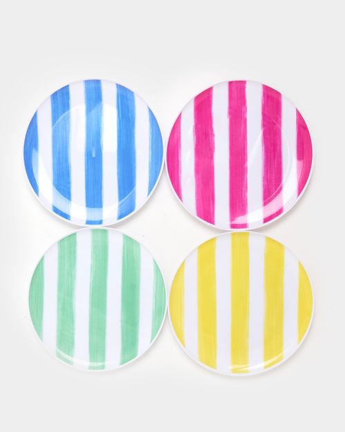 Colourful Plates - Pack Of 4