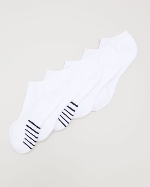 Cushion Sole Trainer Socks - Pack Of 5