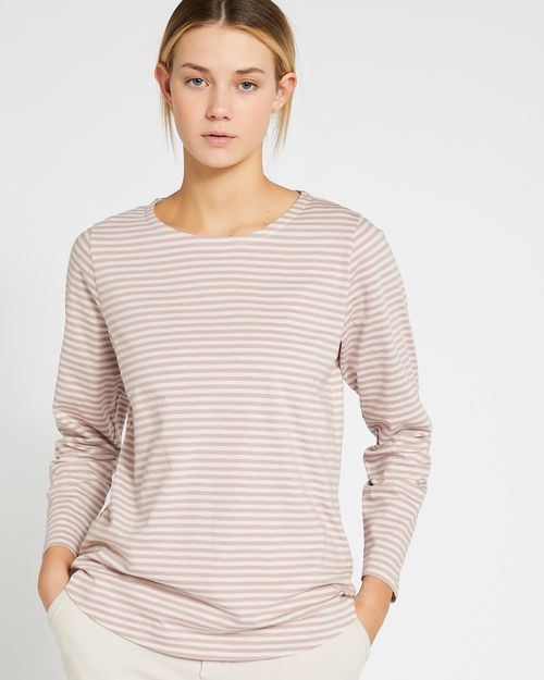 Carolyn Donnelly The Edit Stripe Slub Top