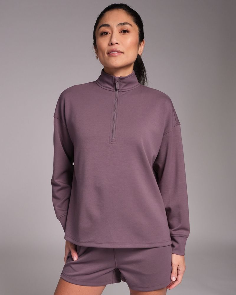 Powercut All-Day Wear Half-Zip Flint Sweatshirt - Dunnes Stores