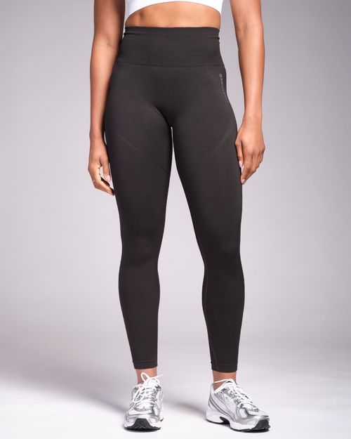 Powercut Solid Seamless Leggings Monument Grey