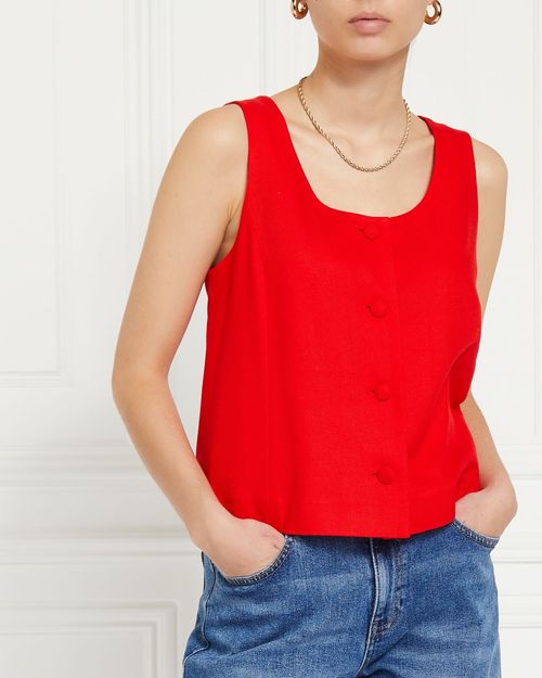 Gallery Lucia Waistcoat Top
