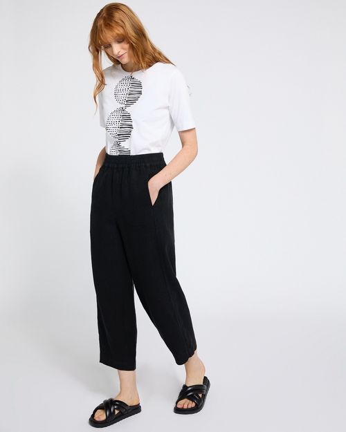 Carolyn Donnelly The Edit Front Seam Linen Trousers