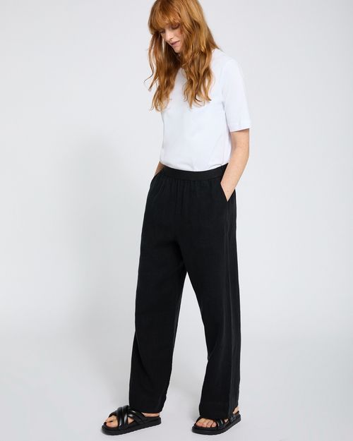 Carolyn Donnelly The Edit Wide Leg Linen Trousers
