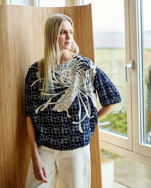 Carolyn Donnelly The Edit Placement Print Top