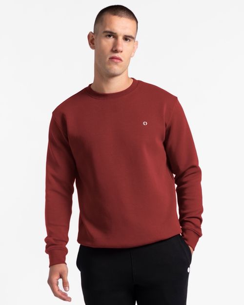 Powercut Tek Pak Men's Rust Crew Neck Sweatshirt