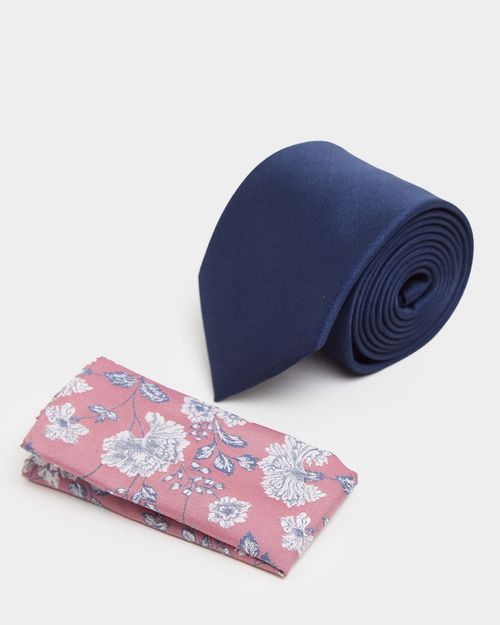Tie And Pocket Square Set