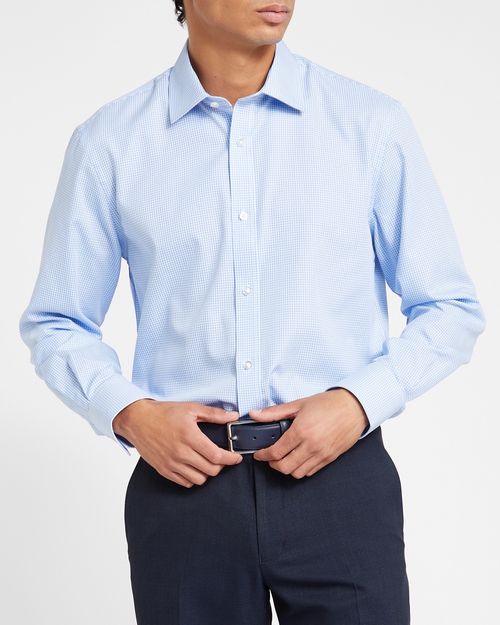 Regular Fit Cotton-Rich Design Shirt