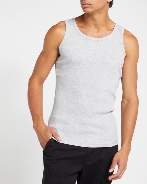 Slim Fit Ribbed Tank Top