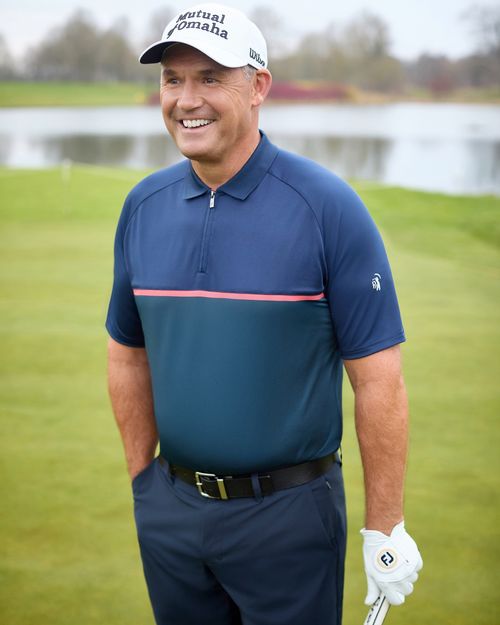 Pádraig Harrington Zip Placket Polo