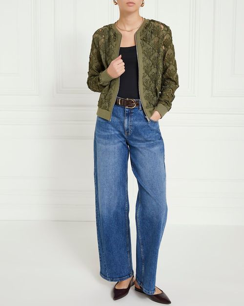 Gallery Cornelli Lace Bomber Jacket