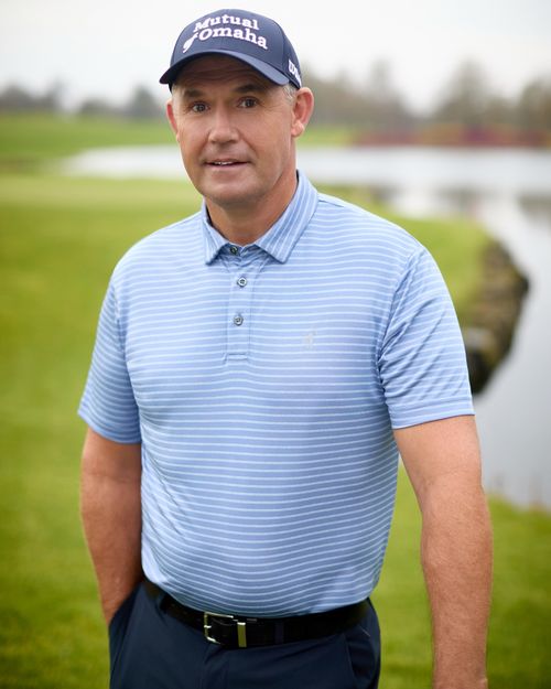 Pádraig Harrington Textured Stripe Polo