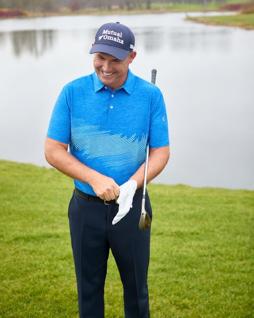Pádraig Harrington Chest Print Polo