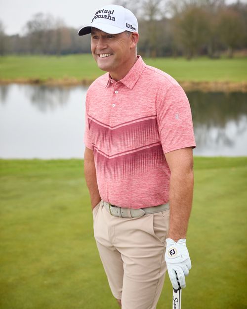 Pádraig Harrington Chest Print Polo Shirt