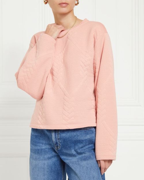 Gallery Lucia Cable Sweatshirt
