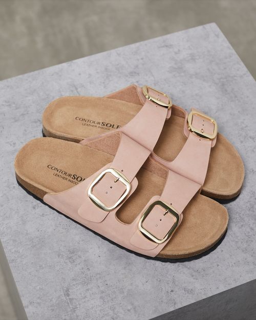 Buckle Footbed Sandals