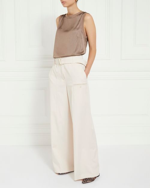 Gallery Lucia Belted Wide Leg Trouser
