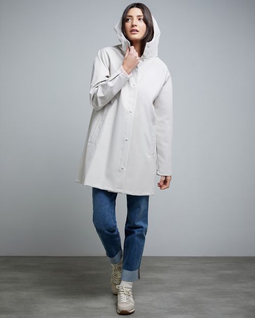 Sleek Rubber Rain Jacket