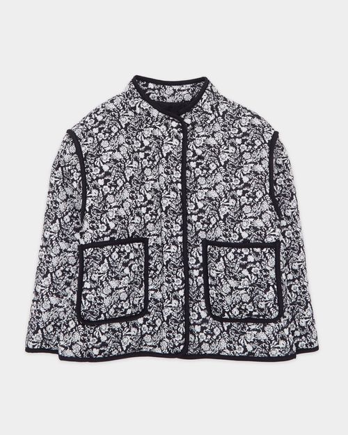 Pure Cotton Floral Print Jacket (3-14 Years)