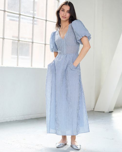 Savida Mia Gingham Midi Dress