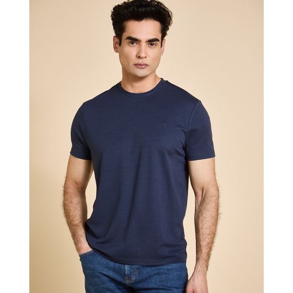 Paul Costelloe Living Navy Crew Neck T-Shirt