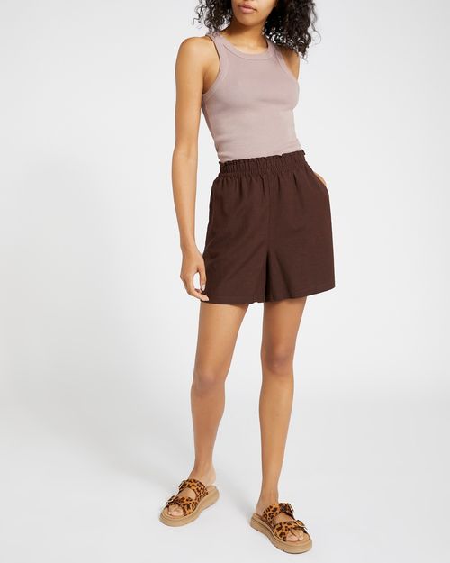 Linen Blend Shorts