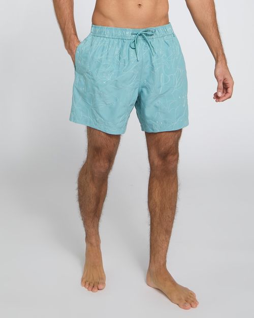 Embroidered Swim Shorts