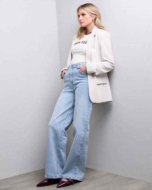 High Rise Wide Leg Jeans