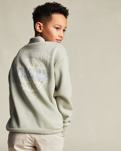 Polo Sweat Top (2-14 Years)