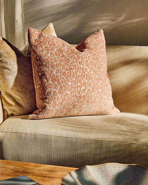 Paul Costelloe Living Leopard Woven Cushion