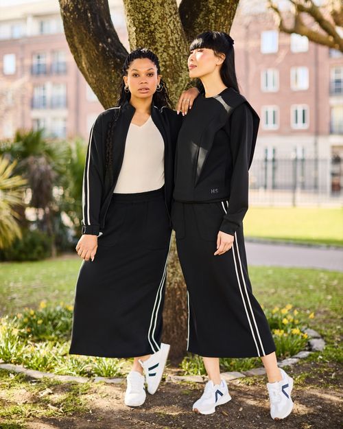 Helen Steele Black Modal Soft Touch Skirt