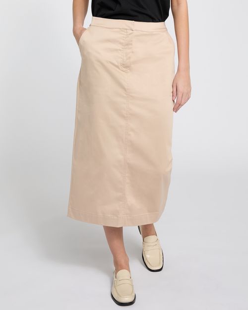 Carolyn Donnelly The Edit Cotton Pencil Midi Skirt