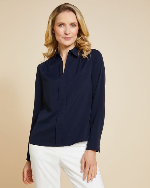 Paul Costelloe Living Studio Navy Tia Blouse