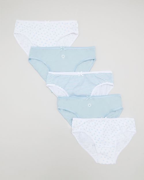 Girls Briefs - Pack Of 5 (2-14 Years)