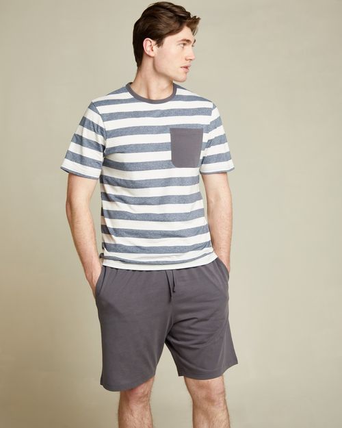 Cotton T-Shirt And Shorts Pyjama Set