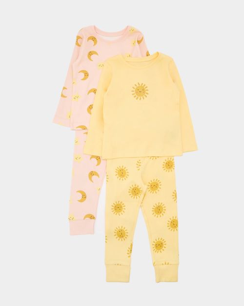 Baby Girls Pyjamas - Pack Of 2 (6 Months-4 Years)