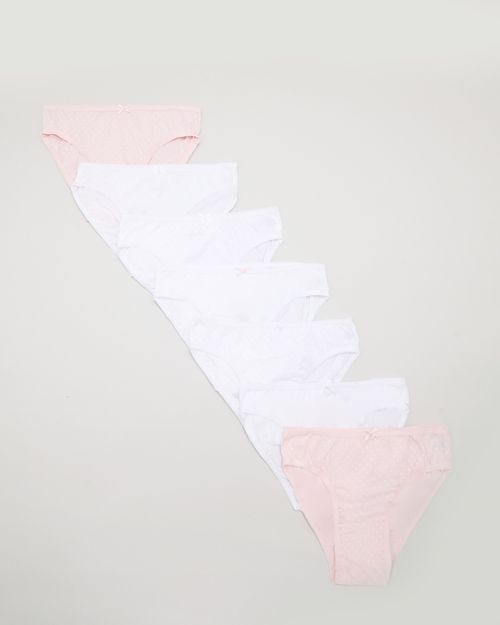 Girls Printed Briefs - Pack Of 7 (2-14 Years)