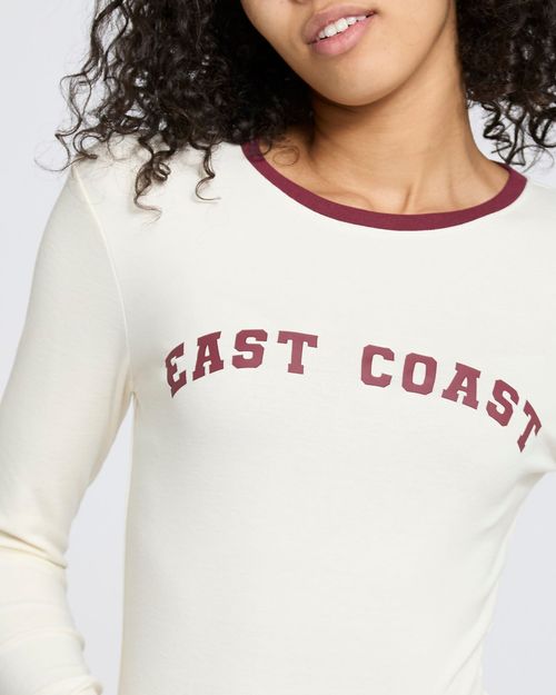 Slogan Long-Sleeve Top