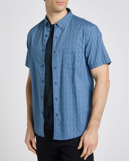 100% Cotton Regular Fit Short-Sleeved Shirt